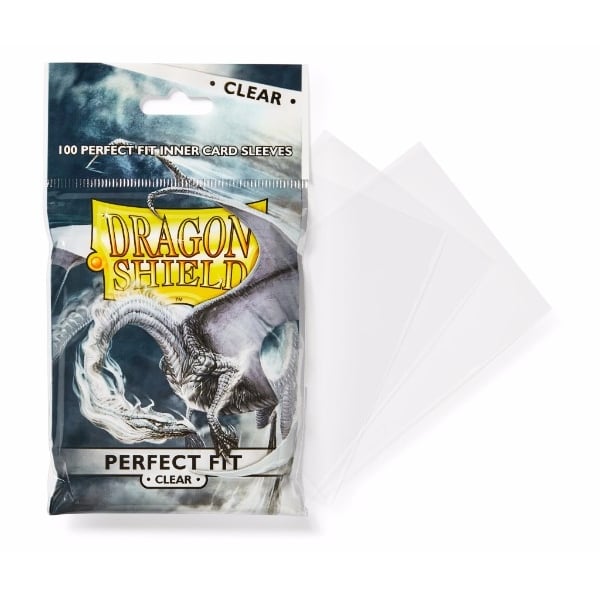 Dragon Shield Perfect Fit Clear 100 Sleeves Dragon Shield Perfect Fit Clear 100 Sleeves